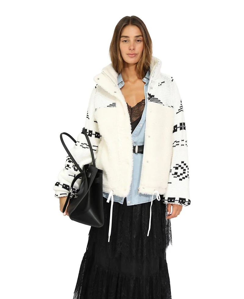 Belle & Bloom Women's Billie Fair Isle Jacket