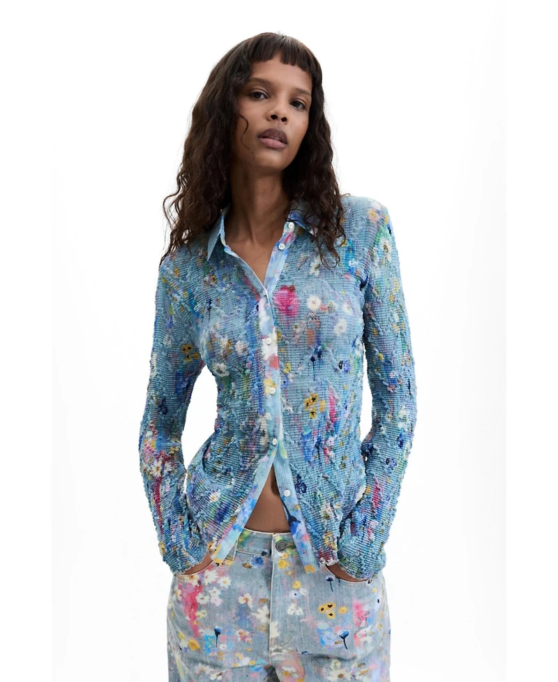 Desigual Women's Floral print shirt