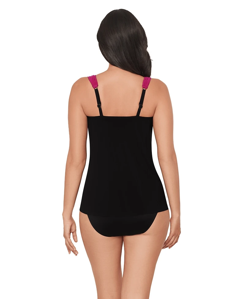 Miraclesuit Women's Petali Rosa Dazzle Underwire Tankini Top