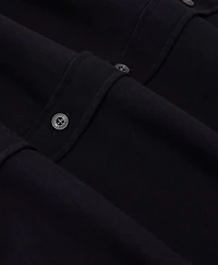 Reiss Men's Dasilva Garment Dyed Pique Shirt