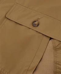Reiss Men's Latent Button Through Technical Shorts Jacket