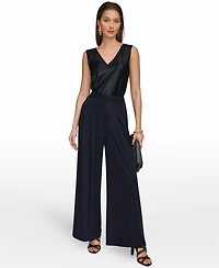 Donna Karan New York Women's Pleated Zip-Fly Pants