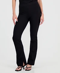 Bar Iii Women's Ponte Flare Leggings, Macy's Exclusive