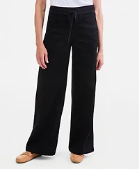 Style & Co Women's Knit High-Rise Wide-Leg Pull-On Jeans, Macy's Exclusive