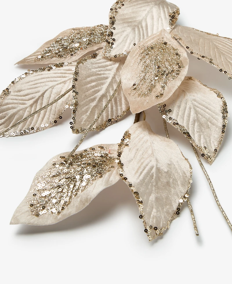 Holiday Lane Enchanted Forest Leaves Pick, Macy's Exclusive
