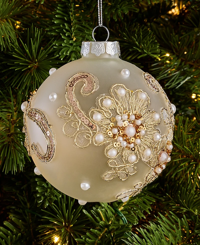 Holiday Lane Enchanted Forest Ball Ornament, Macy's Exclusive
