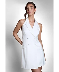 Coast Women's Halter-Neck Sleeveless Blazer Dress