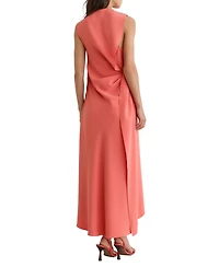 Reiss Women's Dorota Drape Detail Midi Dress