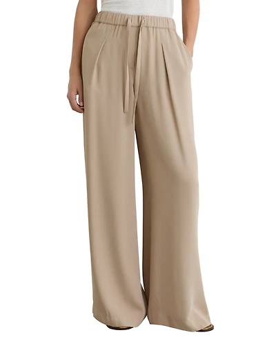 Reiss Women's Aimee Pull On Wide Leg Pants