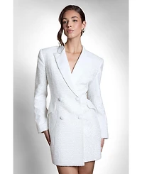 Coast Women's Bridal Collared Neck Blazer Dress