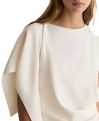 Reiss Women's Athena Drape Detail Mini Dress