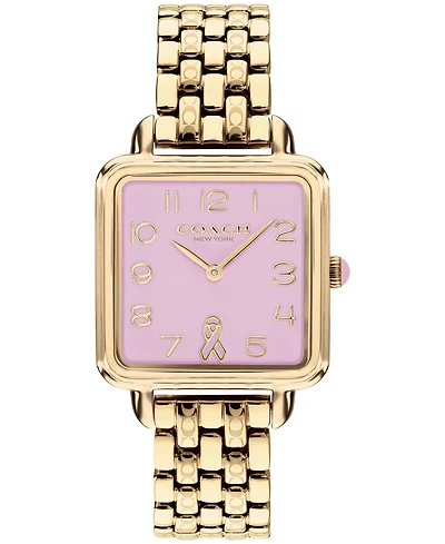 Coach Women's Cass Gold-Tone Stainless Steel Bracelet Watch 28mm