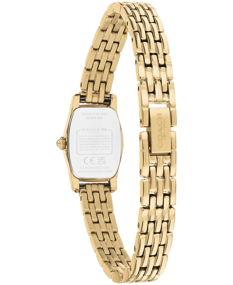 Coach Women's Greta Gold-Tone Stainless Steel Bracelet Watch 15.3mm