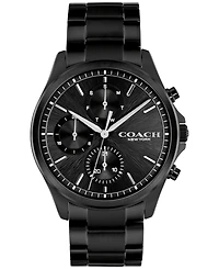Coach Men's Oliver Black Ip Stainless Steel Bracelet Watch 41mm