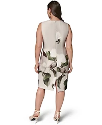 Donna Karan New York Plus Square Neck Dress