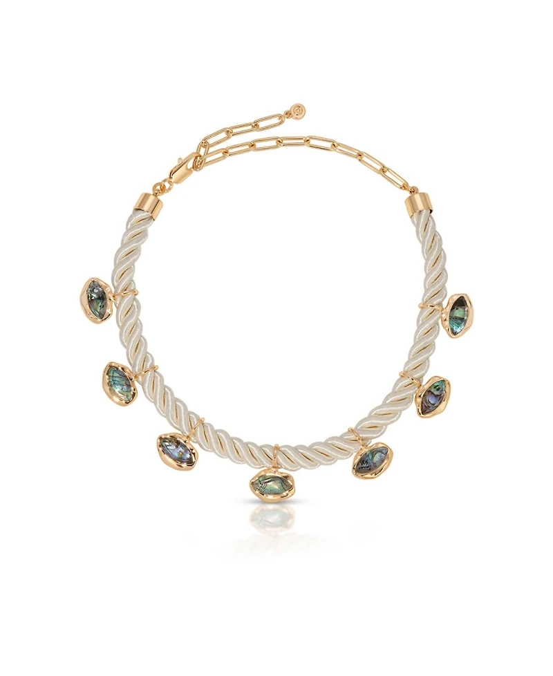 Ettika Abalone Luxe Choker Necklace