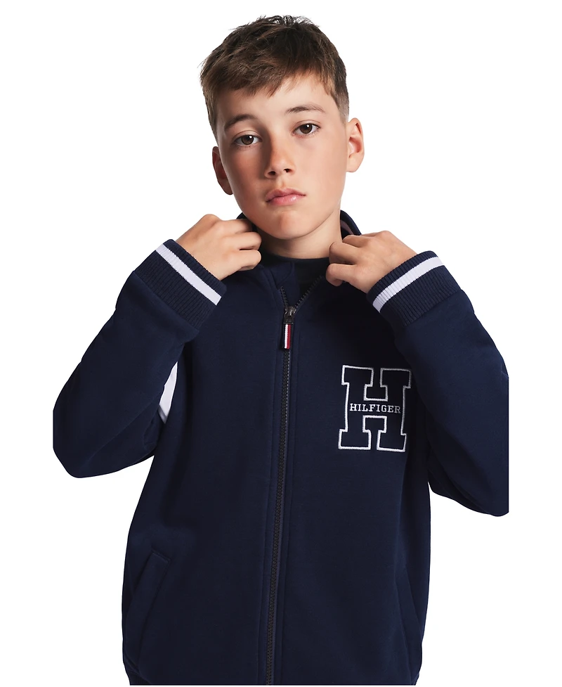 Tommy Hilfiger Boys' 8-20 Collegiate Bomber Jacket