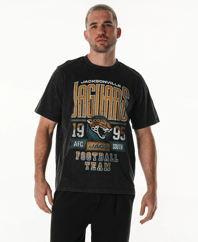 The Wild Collective Men's and Women's Black Jacksonville Jaguars Band T-Shirt
