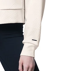 Msx by Michael Women's Strahan Cream Seattle Seahawks Eleanor Full-Zip Hoodie