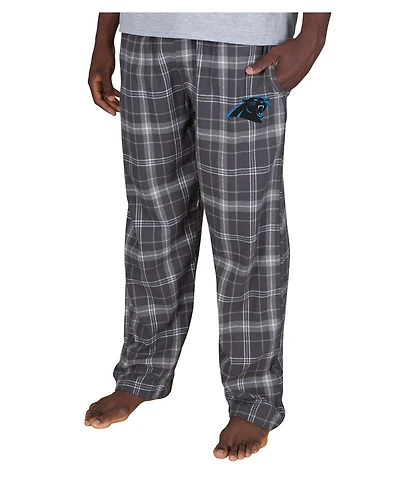 Concepts Sport Men's Charcoal Carolina Panthers Ultimate Plaid Flannel Pants