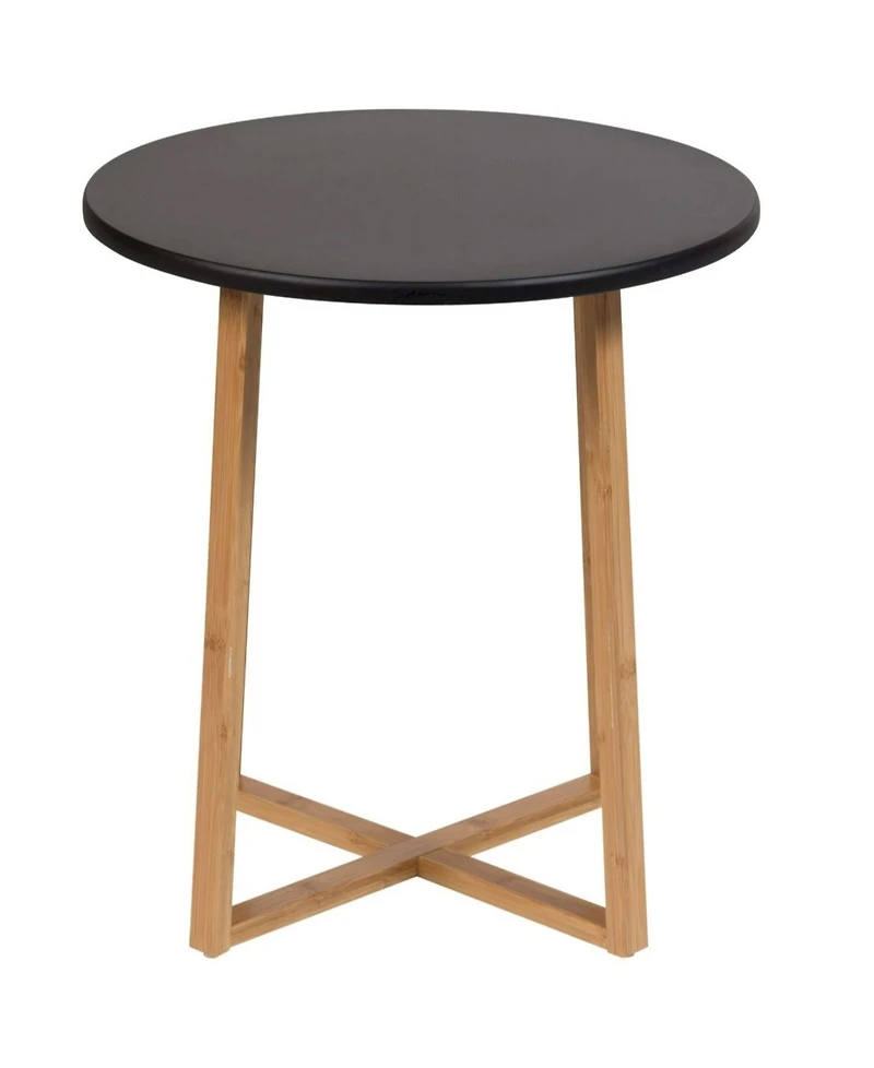 Fairway Avenue Home 18.7" Bamboo Wood Round End Table