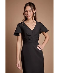Coast Women's Crepe V-Neck Maxi Dress