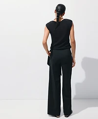 Mango Women's Bow Straight Pants
