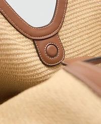 Mango Women's Natural Fibre Shopper Bag