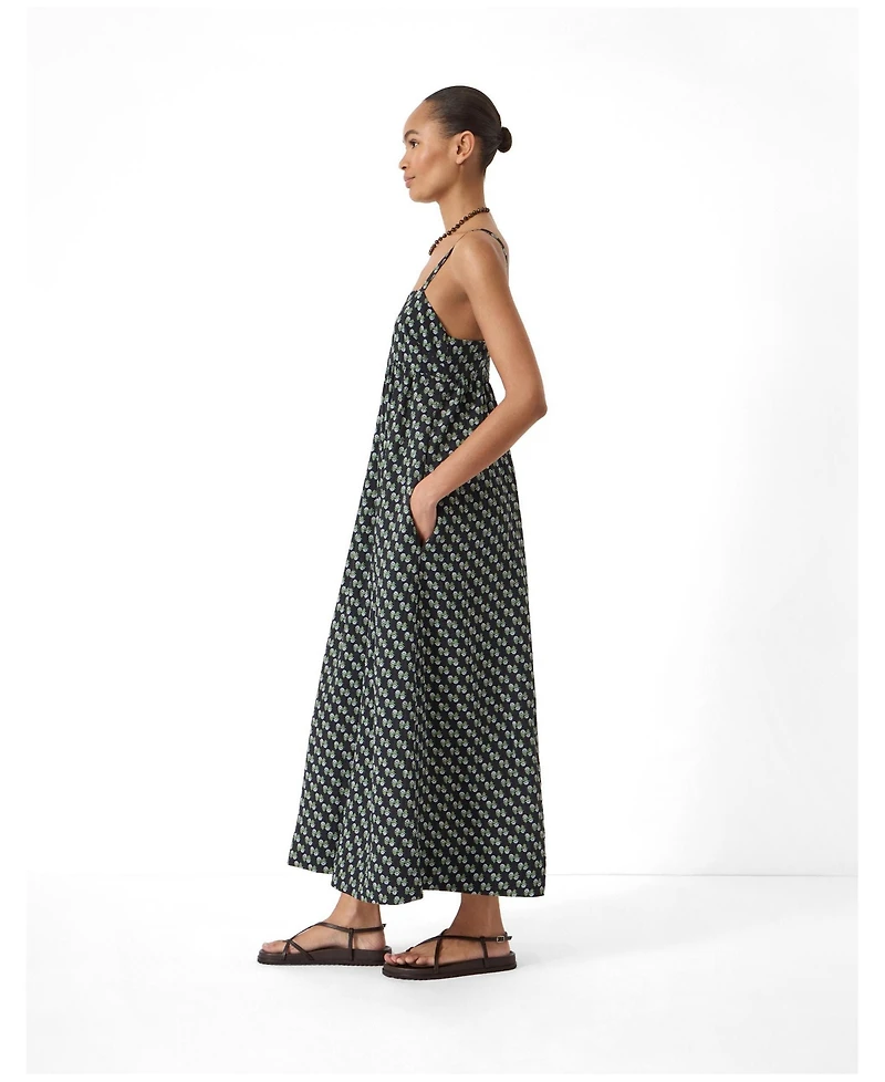 Hush Women's Nami Crinkle Gathered Maxi Dress