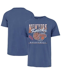 Profile Men's Blue New York Knicks Big & Tall Bucket T-Shirt