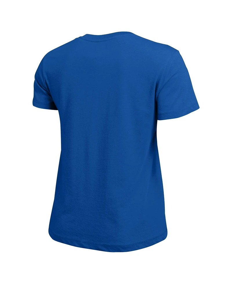 Champion Women's Blue New York Knicks Basketball T-Shirt