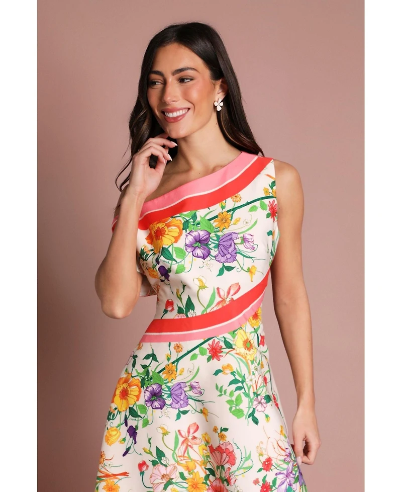 Coast Women's Off Shoulder Satin Midi Dress