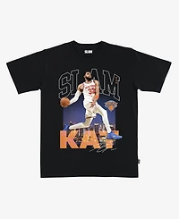 Slam Men's and Women's Karl-Anthony Towns Black New York Knicks T-Shirt