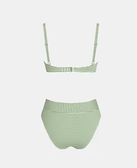 Cupshe Women's U Wire Striped Bikini Set