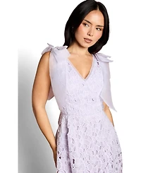 Coast Women's Bow Detail Sleeveless Midi Dress
