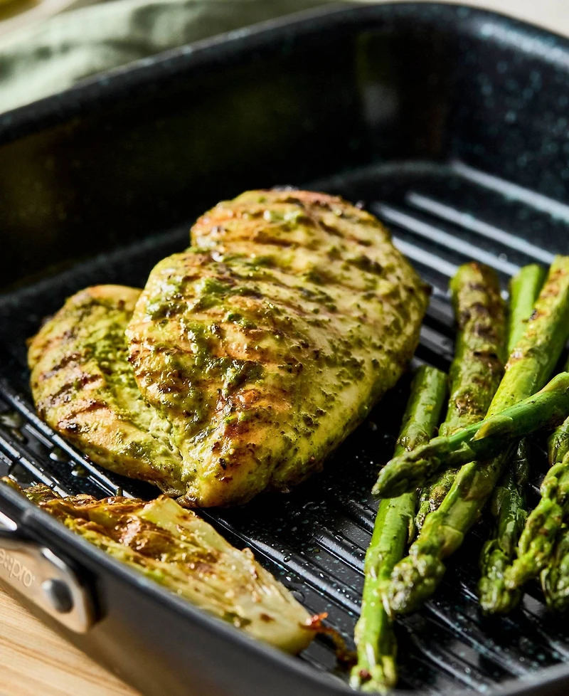Cuisine::pro Green Stone Aluminum 11" in Ultimate Grill Pan