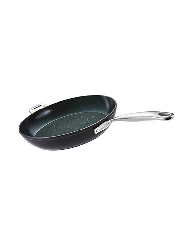 Cuisine::pro Green Stone Aluminum 12.5" Frypan with Helper Handle