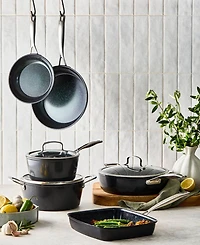 Cuisine::pro Green Stone Aluminum 9-Piece Cookware Set
