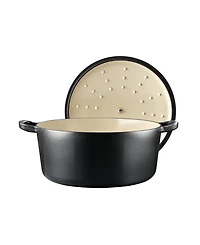 Cuisine::pro Le Connoisseur Cast Iron 6.6-Quart Round French Oven