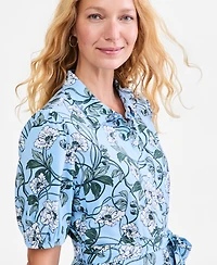 Style & Co Women's Printed Shirt Dress, Macy's Exclusive