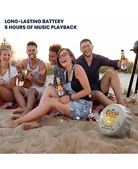 Coors Light Bluetooth Bottle Cap Speaker with Led Lights, Fm Radio, Kickstand, and Wall Mount
