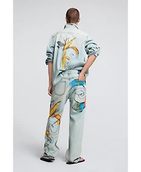 Desigual Men's Printed Jeans