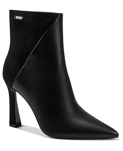 Dkny Women's Christabel Zipper Heeled Booties