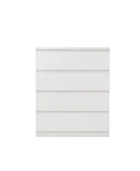 Streamdale Furniture Modern 4-Drawer Storage Dresser 31.5'' Handle-Free Closet Chest