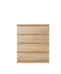 Streamdale Furniture 4-Drawer Modern Storage Dresser 31.5'' Natural Wood Chest for Bedroom