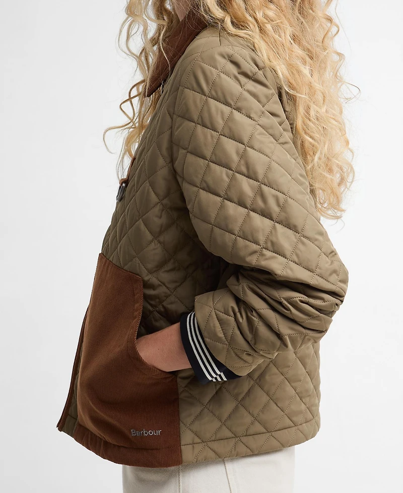 Barbour Women's Aylesby Quilted Front-Zipper Jacket