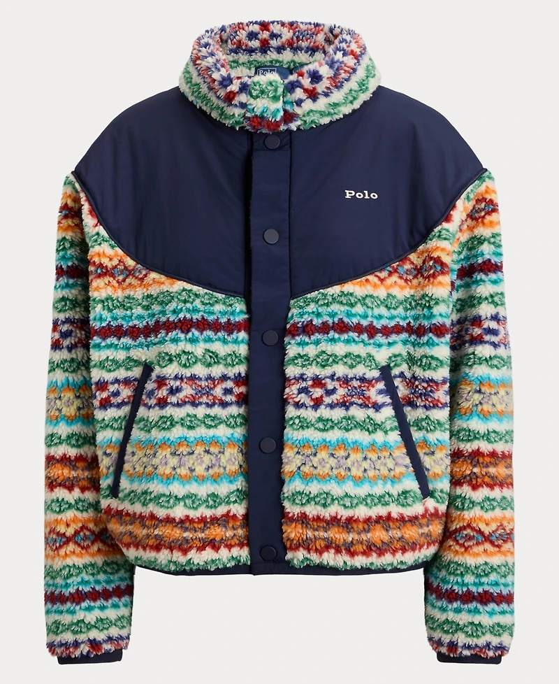 Polo Ralph Lauren Women's Fair Isle Mock Neck Jacket