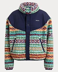 Polo Ralph Lauren Women's Fair Isle Mock Neck Jacket
