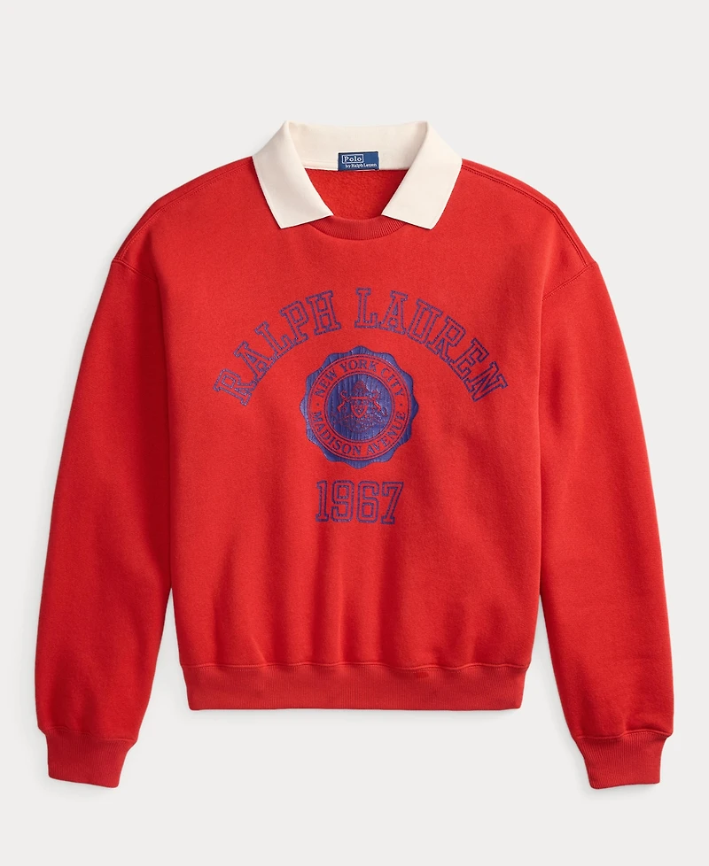Polo Ralph Lauren Women's Collar Crewneck Sweatshirt