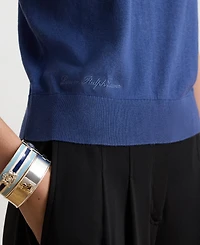Lauren Ralph Women's Short-Sleeve Sweater